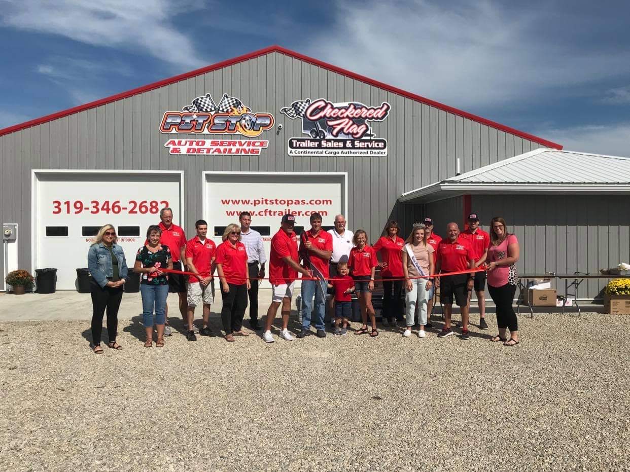 Pit Stop Auto Ribbon Cutting Parkersburg, Iowa