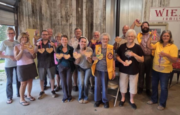 Annual Parkersburg Lions potluck includes service project for seniors