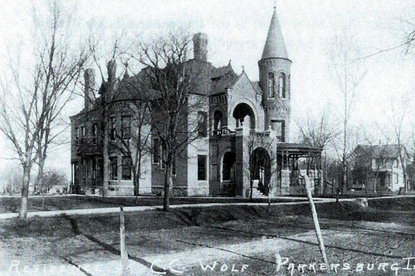 Photo of Parkersburg's C.C. Wolf Mansion Historical Home