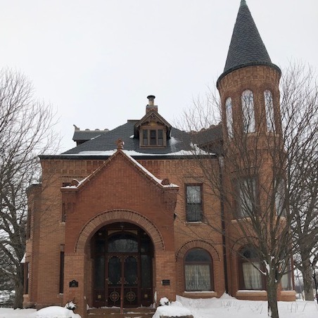 Current photo of Parkersburg's C.C. Wolf Mansion Historical Home